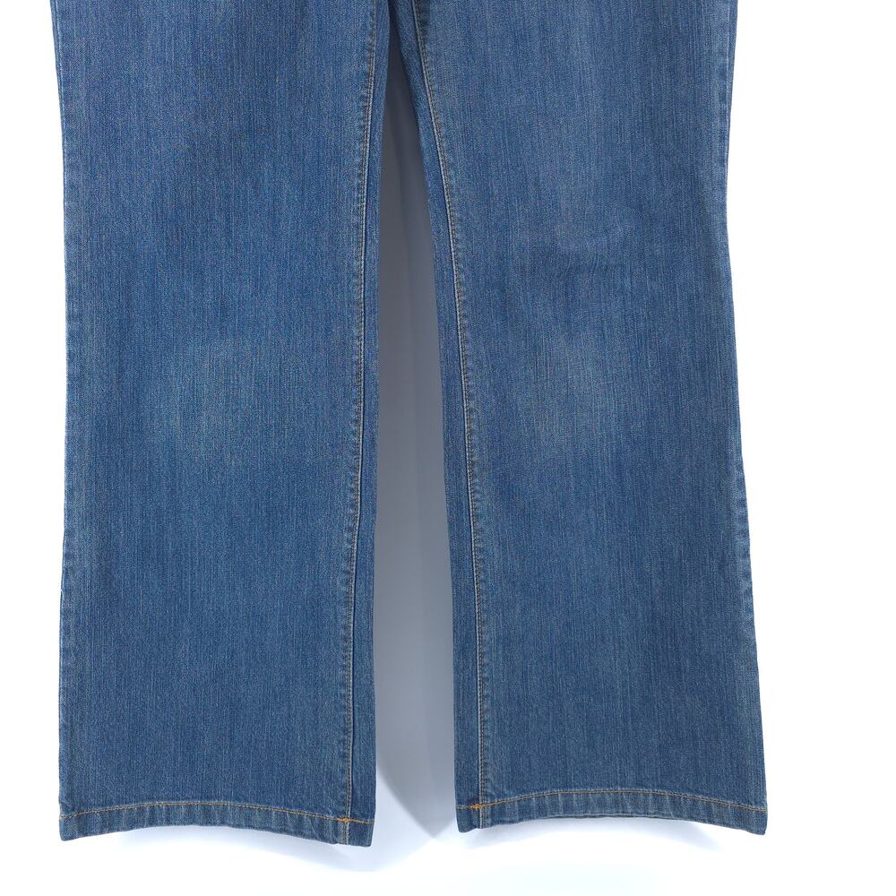 Izod Comfort Country Prep Ranch Classic Fit Bootcut Jeans Stretchy Dark Wash 12R - Picture 4 of 13